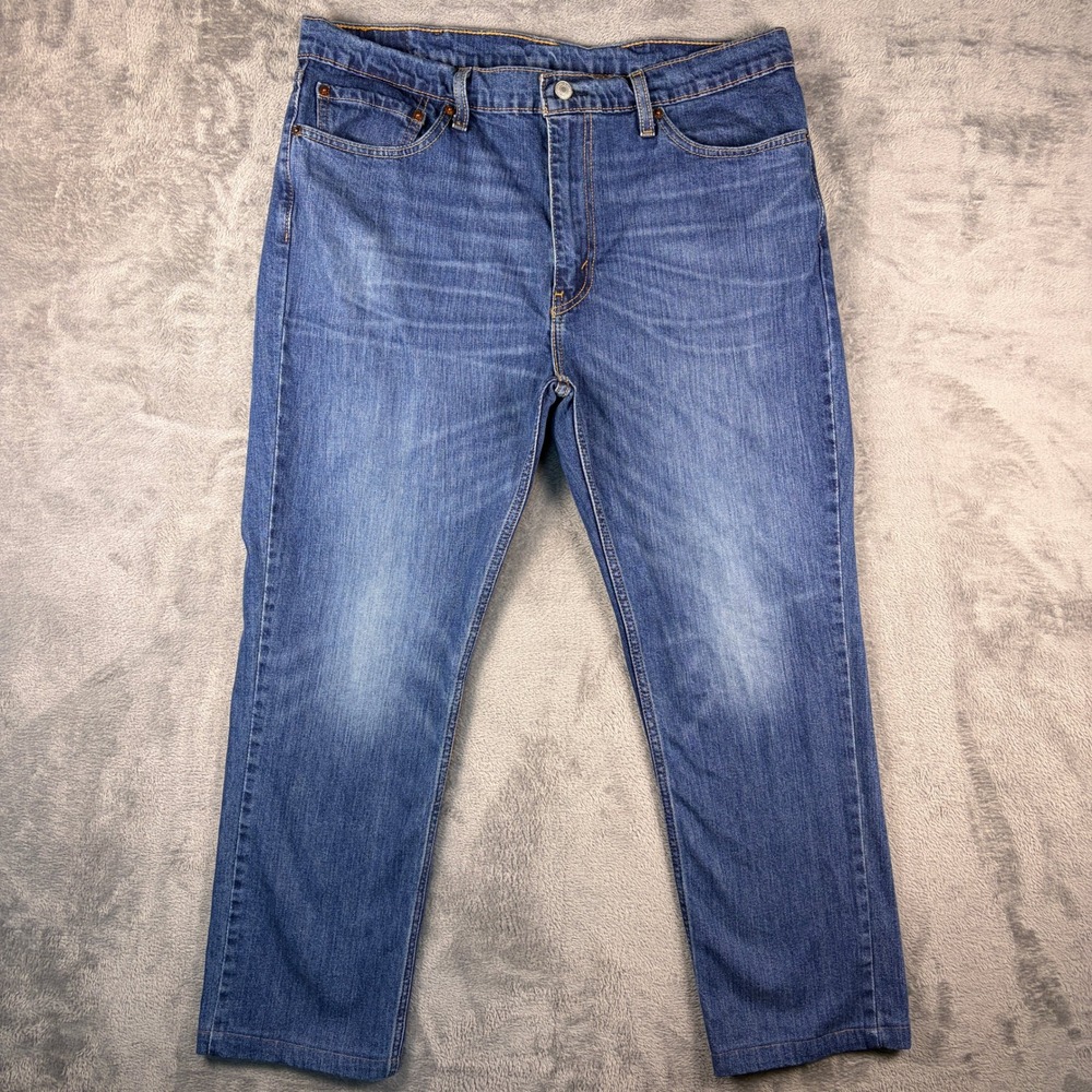 Levi's 511 Relaxed Slim Straight Jeans Mens 38x32 Blue Stretch Denim Workwear
